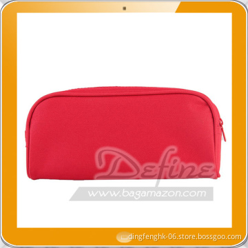 Simple Red Nylon Pencil Case